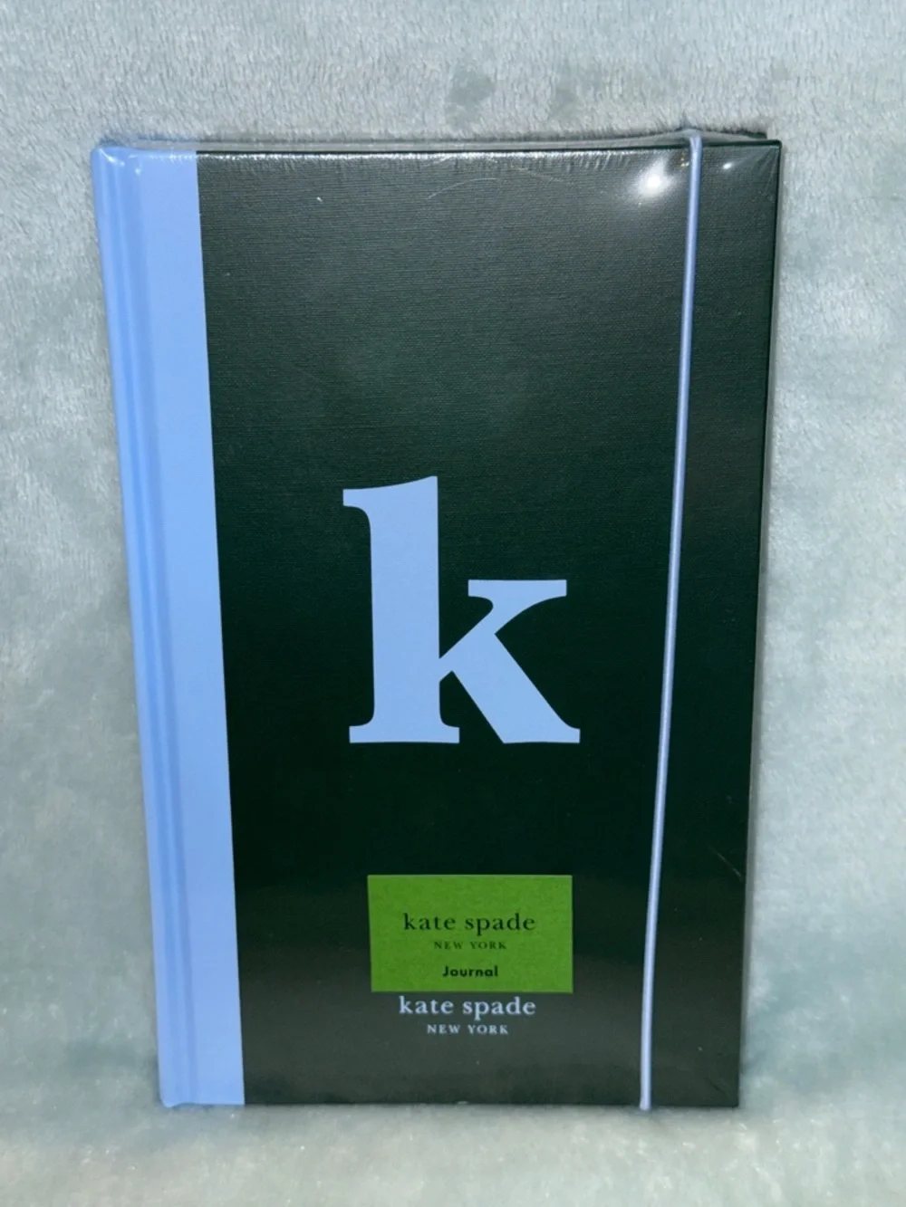 kate spade Hardcover Journal with Light Blue K and Spine